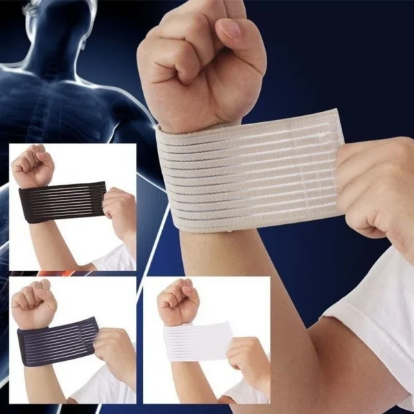 2PCS/set Sport Wristbands Compression Knee Pad Joint Tape Gym Elastic Bands Elbow Bandage Breathable Adhesive Elastic Bandage - Image 10