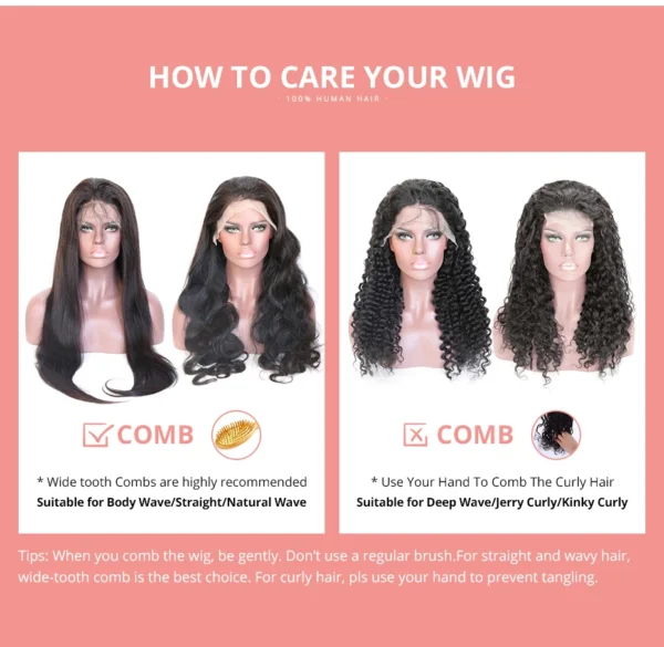 High 300 Density HD 13X6 Transparent Curly Human Hair Lace Frontal Wig 40 46 Inch Deep Water Wave 13X4 Lace Front Human Hair Wig - Image 16