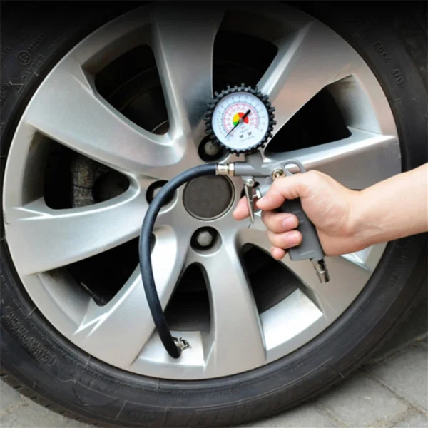 Tire Inflator Hose Tyre Hose Portable Air Compressor Pipe Rubber Air Rubber Hose for Car Motorbike Accessories - Image 3