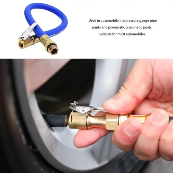 Tire Inflator Hose Tyre Hose Portable Air Compressor Pipe Rubber Air Rubber Hose for Car Motorbike Accessories - Image 5