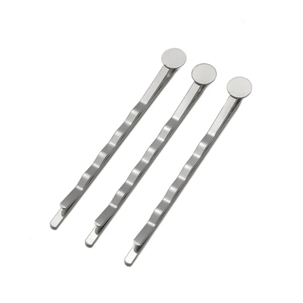 20pcs 6/8/10/12mm Headwear Jewelry Settings Hair Clip Cabochon Base Blank Bezel Trays For Cameo DIY Hairpins Barrettes Making - Image 12