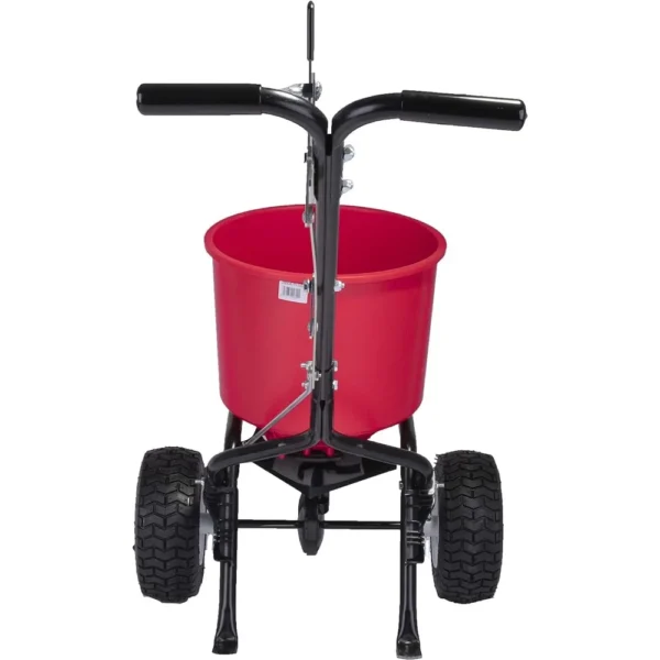 2600A-Plus 40 LB (18 KG) Walk-Behind Broadcast Fertilizer Spreader, Garden Seeder, Salt Spreader w/9-Inch Pneumatic Wheels - Image 5