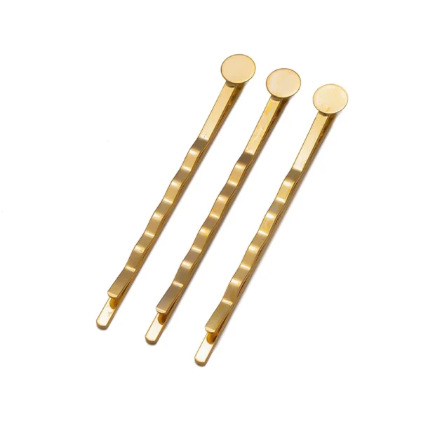 20pcs 6/8/10/12mm Headwear Jewelry Settings Hair Clip Cabochon Base Blank Bezel Trays For Cameo DIY Hairpins Barrettes Making - Image 8