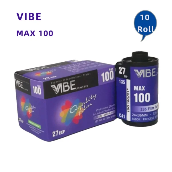 1-10 Rolls VIBE Max 100/400/800 Color Film ISO 100/400/800 35mm 135 Negative Film 27EXP/Roll For VIBE 501F Camera - Image 16