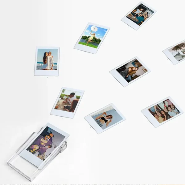 3-inch Film Clear Photo Storage Box Instant Camera Photo Case For Fujifilm Instax Mini 12/11/9/8/7 With Strap - Image 12