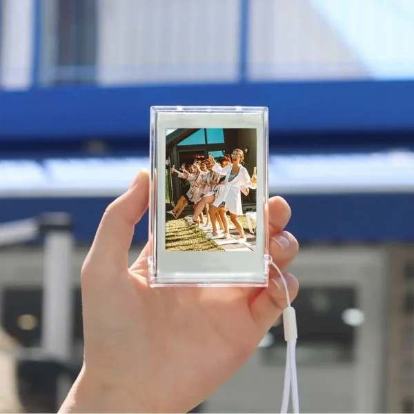 3-inch Film Clear Photo Storage Box Instant Camera Photo Case For Fujifilm Instax Mini 12/11/9/8/7 With Strap - Image 11